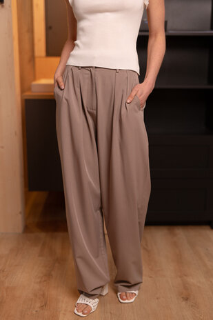 ORYNA pantalon taupe