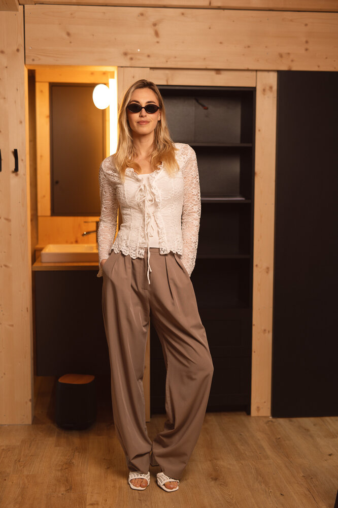 ORYNA pantalon taupe