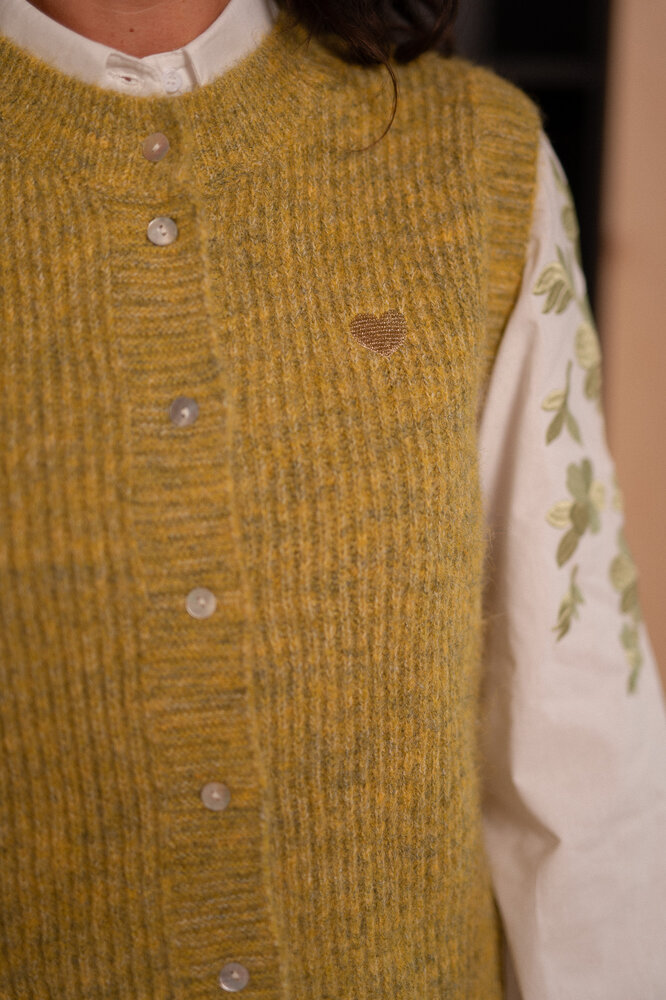 NAYZEA gilet sans manches vert olive