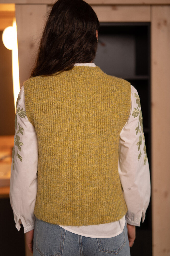 NAYZEA gilet sans manches vert olive