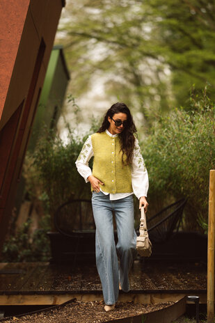 NAYZEA gilet sans manches vert olive