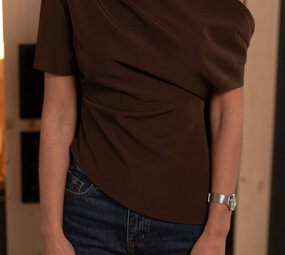 ADRIENNE blouse choco