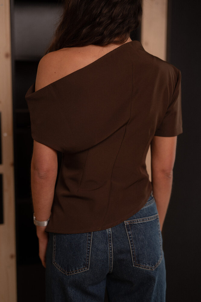 ADRIENNE blouse choco ADRIENNE blouse choco