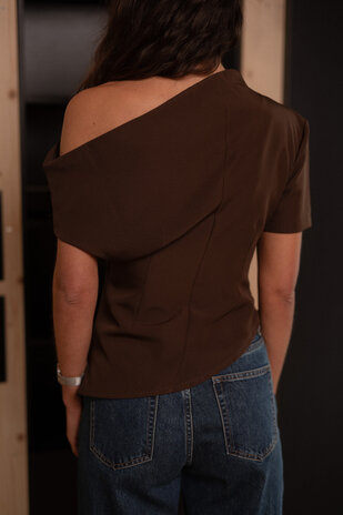 ADRIENNE blouse choco ADRIENNE blouse choco