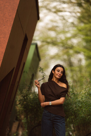 ADRIENNE blouse choco ADRIENNE blouse choco