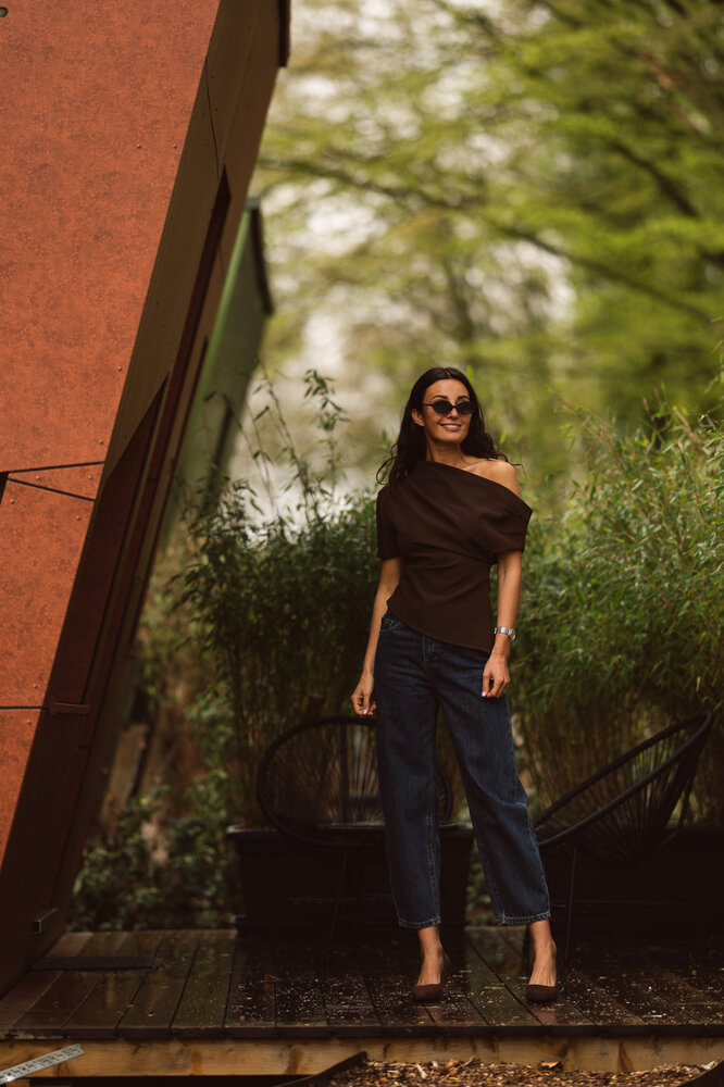 ADRIENNE blouse choco ADRIENNE blouse choco