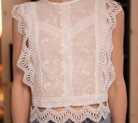 ZELORIA blouse blanc