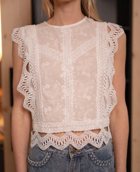 ZELORIA blouse blanc