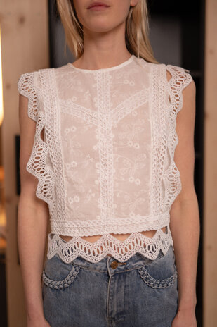 ZELORIA blouse blanc