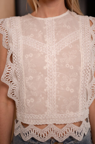 ZELORIA blouse blanc