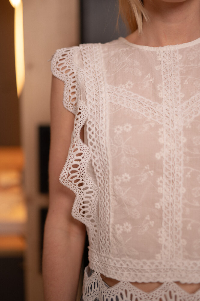 ZELORIA blouse blanc