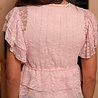 KIREL top à dentelle rose