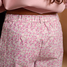 OLYRA pantalon rose fleuris