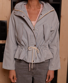 SELORA veste blanc/bleu