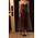 YLORA longue robe marron