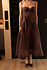 YLORA longue robe marron