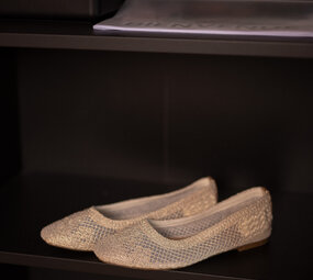 CALIXTE ballerines doré