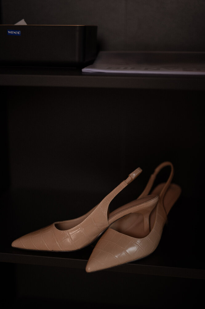 CLEOPHE sandale à talon beige