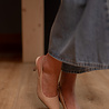 CLEOPHE sandale à talon beige