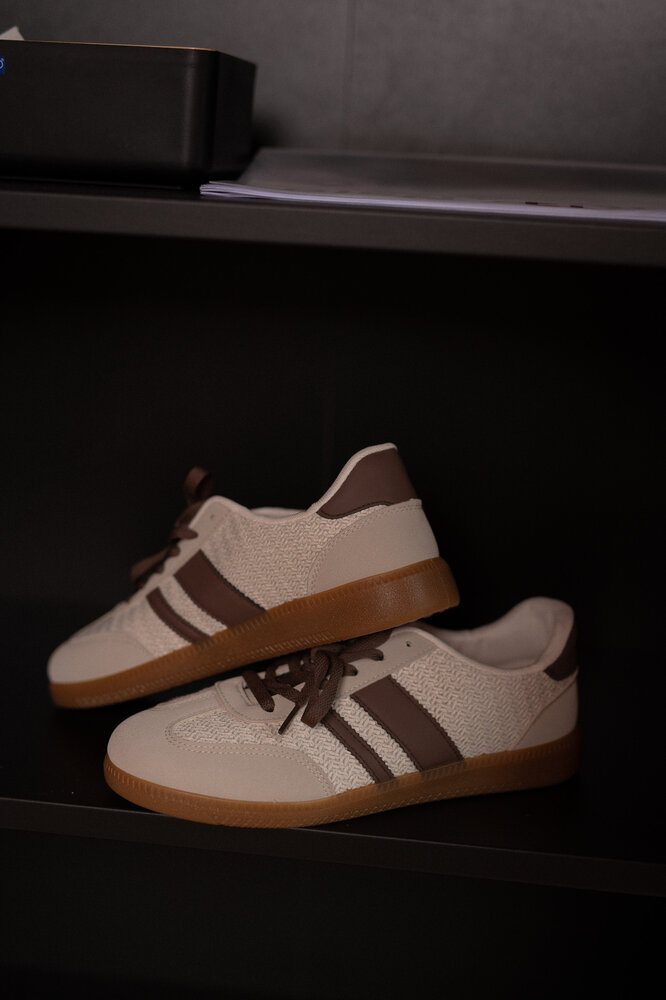 ZALYRA basket beige et chocolat