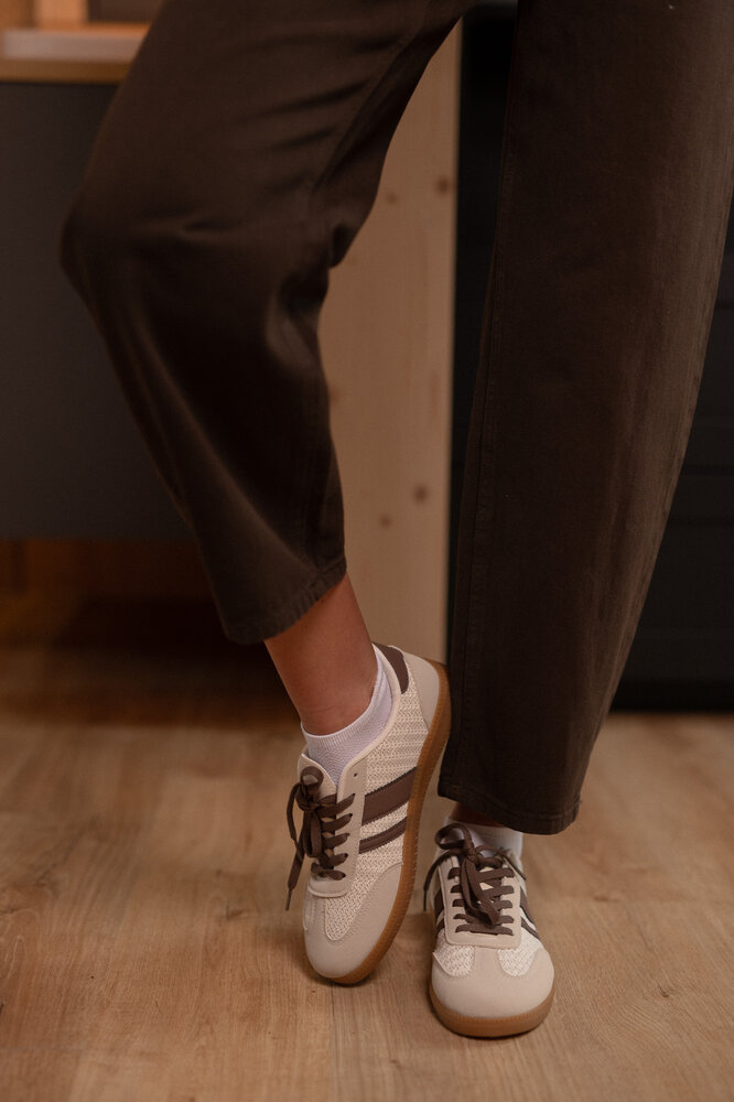 ZALYRA basket beige et chocolat