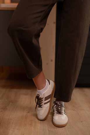 ZALYRA basket beige et chocolat