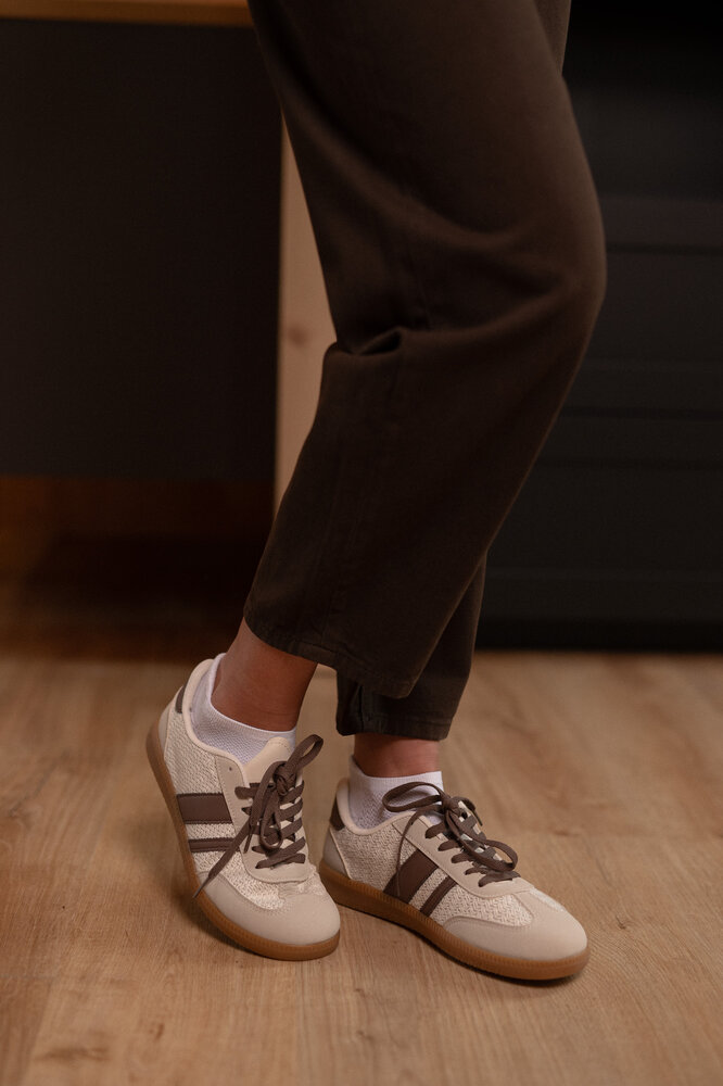 ZALYRA basket beige et chocolat