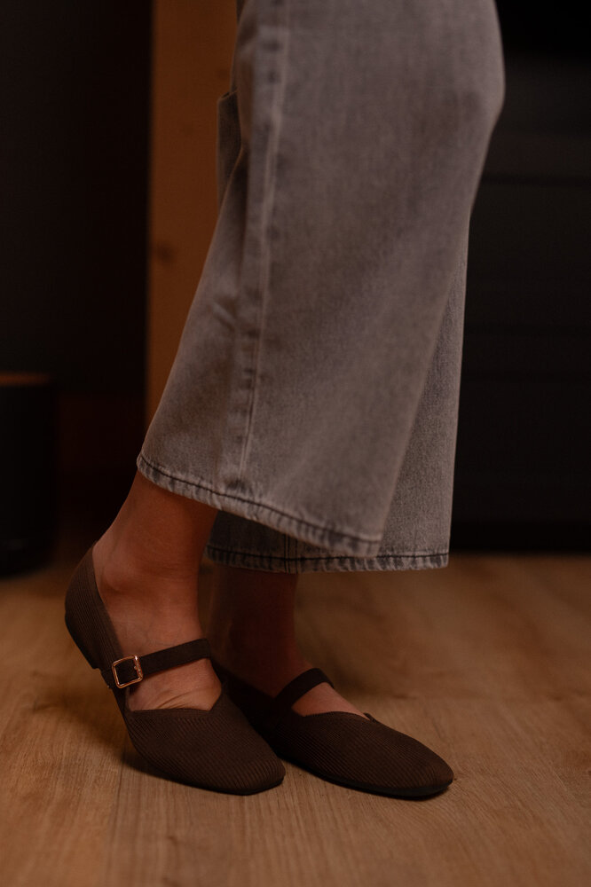 YZARA ballerine chocolat