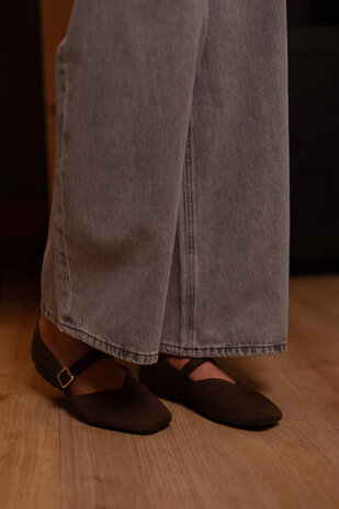 YZARA ballerine chocolat