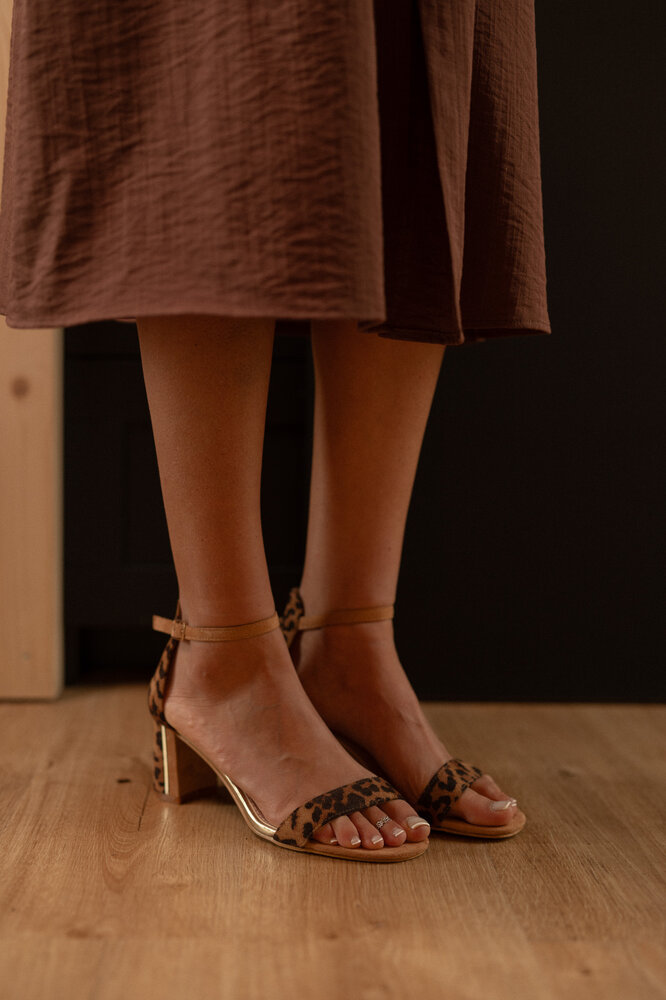 LAZARA talons léopard