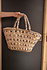 NYXELLE panier en paille léopard