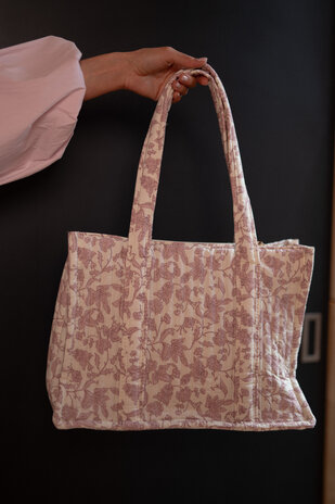 LYNORA sac matelassé rose