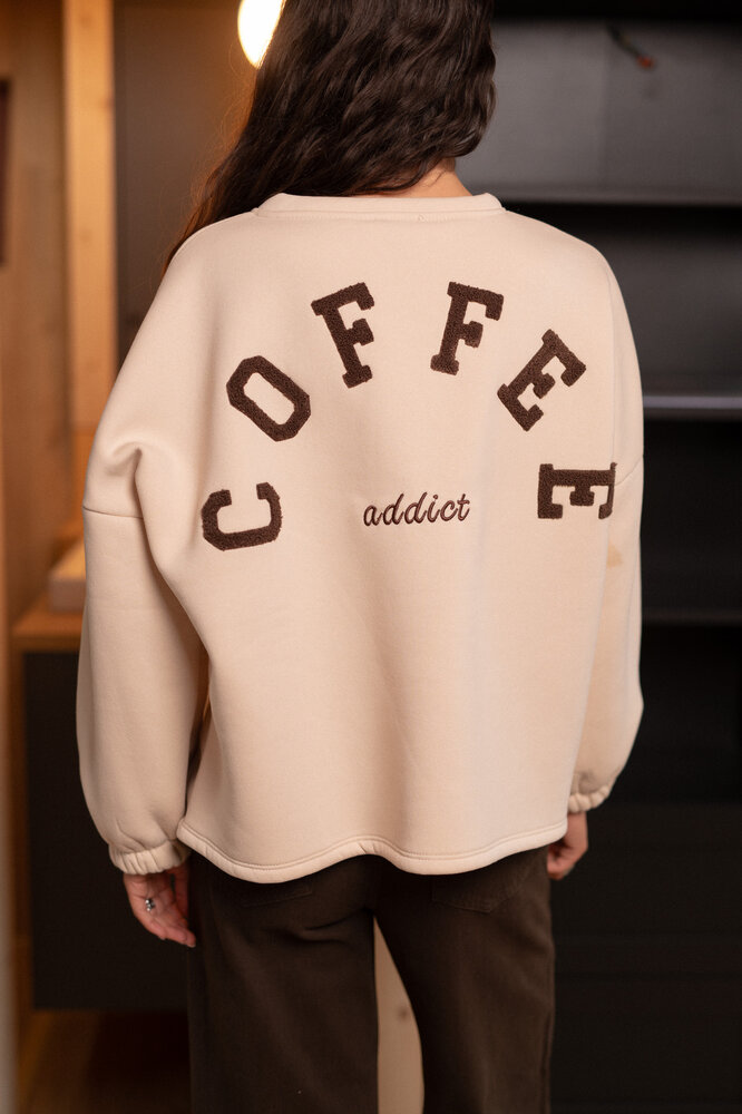 NYLORA sweat choco/beige