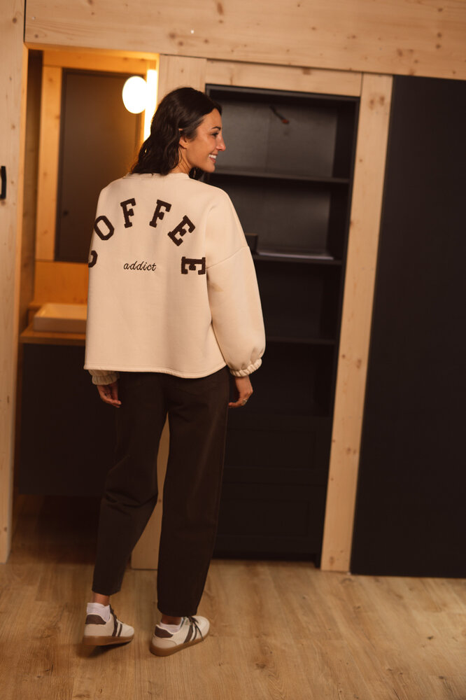 NYLORA sweat choco/beige