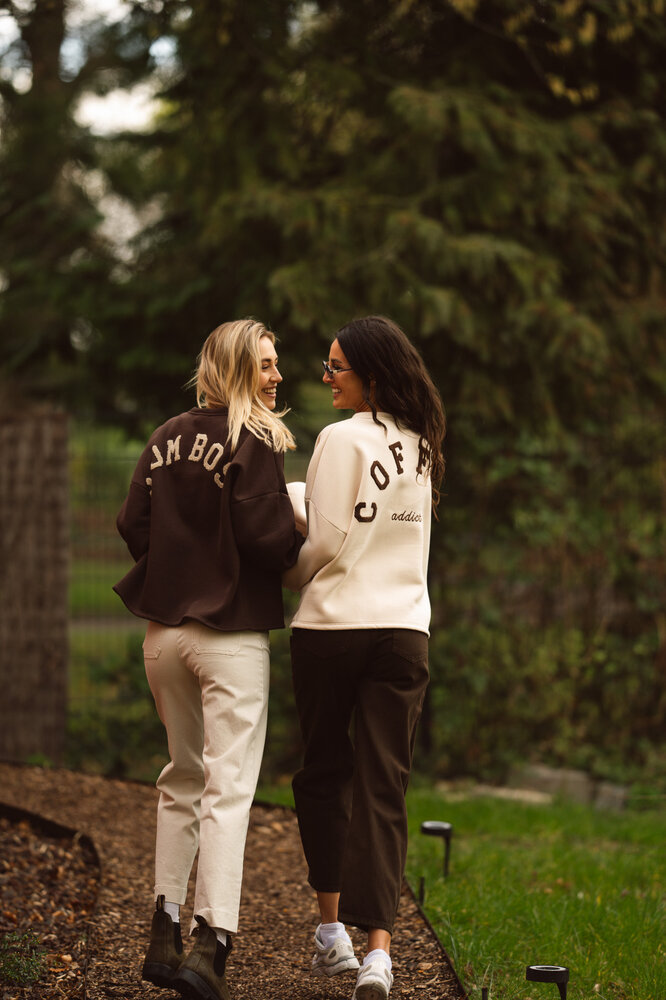 NYLORA sweat choco/beige