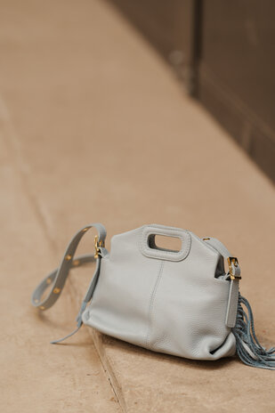 ALVORIA sac ciel en cuir grainé
