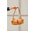 ELVORY sac cuir grainé camel