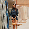 ELVORY sac cuir grainé camel