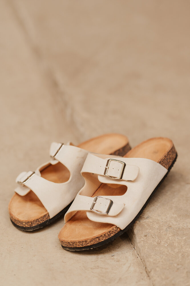 ORLINA sandales beige daim