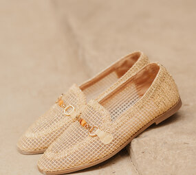MONTI mocassins beige