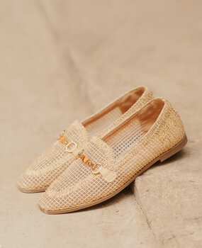 MONTI mocassins beige