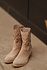 AVERYN bottines suédine beige