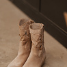 AVERYN bottines suédine beige