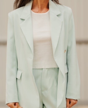 AUREVIA blazer vert d'eau