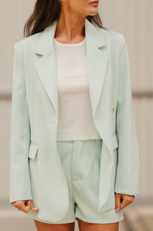 AUREVIA blazer vert d'eau