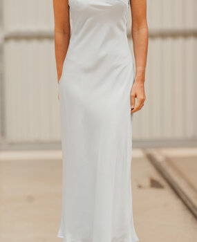 CALORIA longue robe bleu