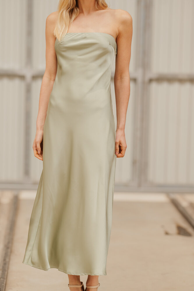 CALORIA longue robe vert