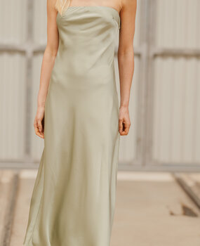 CALORIA longue robe vert