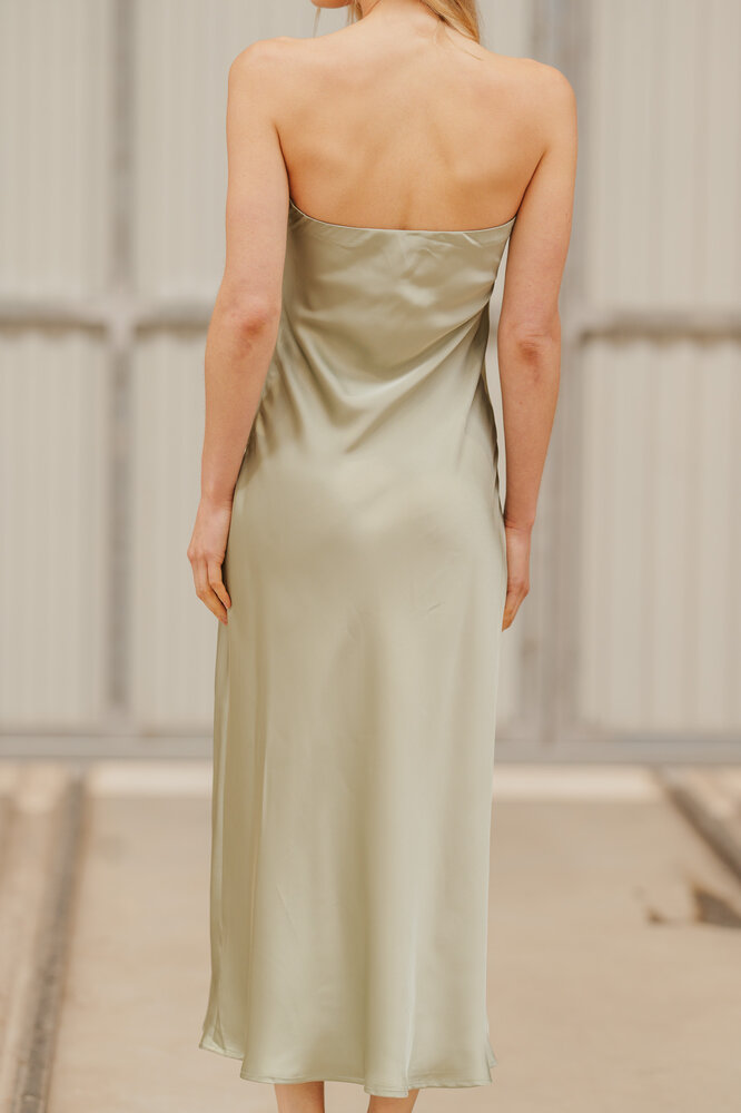 CALORIA longue robe vert