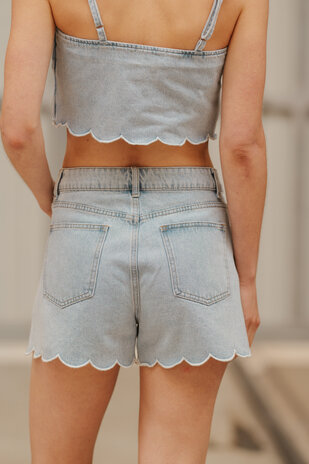 ZEYA short bleu clair